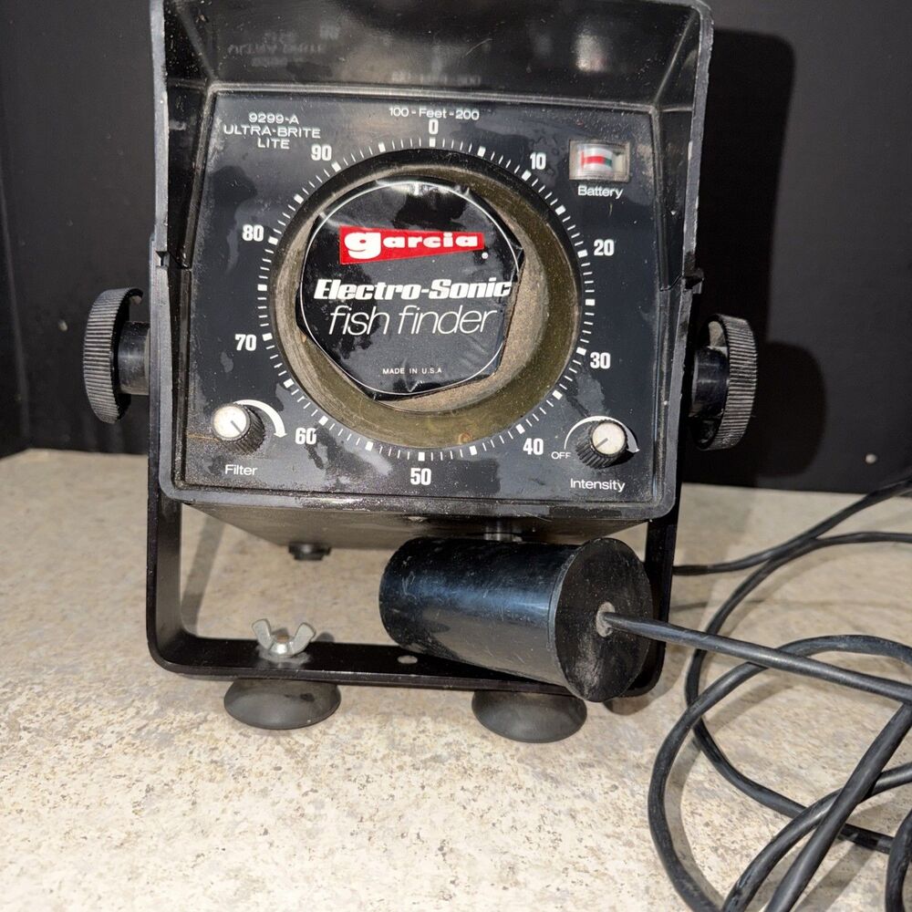 Garcia Electro-Sonic Fish Finder - Model 9299 - Vintage- untested